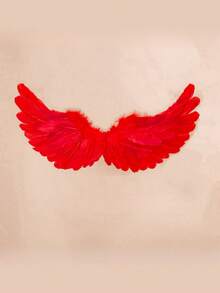 1pc Adult Angel Feather Wings Decor, Stage Performance, Photography Prop - Multicolor - View 11