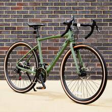 Ozark Trail 700C G.1 Explorer Drop Bar Gravel Bike, Medium Frame, Fits Riders 5'5" - 5'10", Green, Adult, Unisex - 49 厘米 - 查看 6
