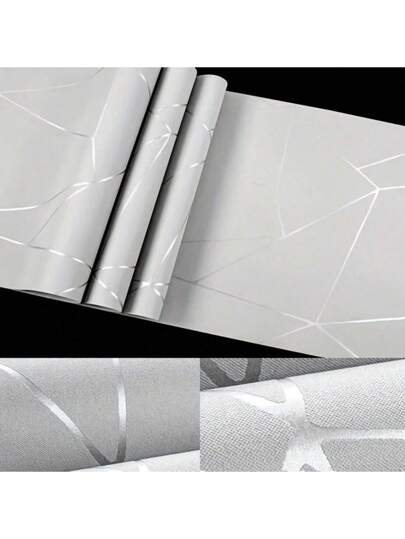 Ucdfi Roll Self Adhesive Wallpaper, Wand Stickers Bedroom ,Modern Minimalist Geometric Pattern Line Living Room TV Background Coffee Shop Restaurant Bar Hotel ation Stripe Wallpaper Paper view 3