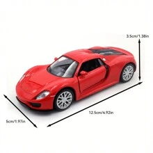 1/36 Scale 918 Spyde Diecast Model Cars,Pull Back Vehicles Toy Cars,Cars Gifts For Boys Girls