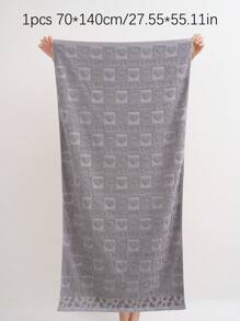 QIBHI 1/2/3 pezzi Asciugamano da bagno con motivo jacquard a forma di cuore/1 pezzo Asciugamano viso, in spugna, per una casa accogliente, per coppie, feste, San Valentino, in varie misure, assorbente e morbido, per scuola, salone di bellezza, casa, bagno, doccia, hotel, sport, essenziali per la casa, asciugamano, cura della pelle