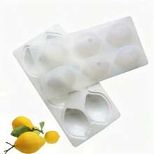 1 Lemon Chocolate Mold, Dubai Chocolate Bar Mold, 3D Silicone Mold, Candy Mold, Mousse Cake Mold, Pudding Mold, For DIY Cake Decoration Tools, Baking Supplies, Kitchen Gadgets, Kitchen Accessories, Home Kitchen Supplies