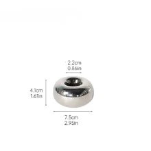 Portacandele a forma di ciambella in ceramica per vasca da bagno, bagno e decorazione del soggiorno, supporto per candele di piccole dimensioni