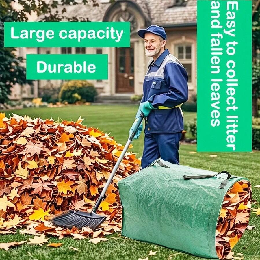 Acquista Sacco per rifiuti da giardino Sacco per rifiuti pieghevole in tela riutilizzabile resistente all'acqua da giardino in Italia a partire da 31
