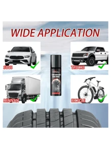 1pc Anti-Slip Tire Spray, Winter Snow Traction Enhancer & Protector For Car Tires - Multicolor - View 4