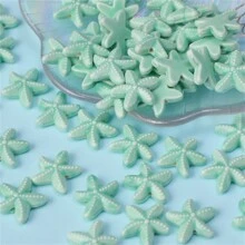 3pcs Colorful Starfish Ceramic Beads, For DIY Jewelry Making (Necklace, Bracelet, Keychain, Bag Chain), Suitable For Daily Wear And Gift Giving