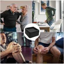 MYMULIKE Bed Risers 3inch, Adjustable Furniture Risers, Heavy Duty Oversized Bed Legs Risers, Up To 6000 Lbs-Table Leg Extenders, Bed Table, Chair, Desk, Sofa (Black 6 Pack) - Black - View 8