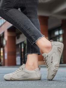 LDECK Women's Casual Sneakers Pink Shoes For Women Cute Women's Casual Sports Shoes Women Cute Elegant Simple Good-Looking Shoes Contrast Color Light And Comfortable