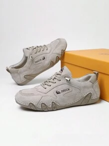 LDECK Women's Casual Sneakers Pink Shoes For Women Cute Women's Casual Sports Shoes Women Cute Elegant Simple Good-Looking Shoes Contrast Color Light And Comfortable