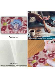 Portador de tarjeta de débito con estampado de leopardo, Portador de tarjeta de débito con patrón de labios rojos, Portador de llave de transporte y tarjeta de débito a prueba de burbujas, resistente al agua, ultra delgado, resistente al desgarro, antiarrugas, Portador de tarjeta de regalo del Día de San Valentín, Cartera de tarjetas, Portador de tarjetas de presentación, Portador de tarjetas de crédito, Cartera de tarjetas para mujer, Cartera de tarjetas para hombre