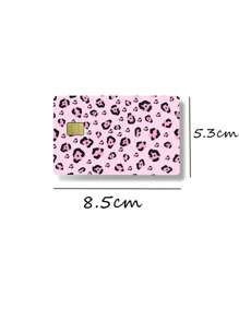 Portador de tarjeta de débito con estampado de leopardo, Portador de tarjeta de débito con patrón de labios rojos, Portador de llave de transporte y tarjeta de débito a prueba de burbujas, resistente al agua, ultra delgado, resistente al desgarro, antiarrugas, Portador de tarjeta de regalo del Día de San Valentín, Cartera de tarjetas, Portador de tarjetas de presentación, Portador de tarjetas de crédito, Cartera de tarjetas para mujer, Cartera de tarjetas para hombre