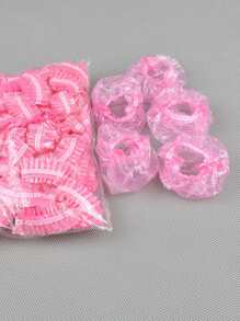 一次性耳套：100个 HDPE低压材质 染发剂 耳罩 洗澡 防水保护套 一次性耳套冬季配件 - 白色 - 查看 12