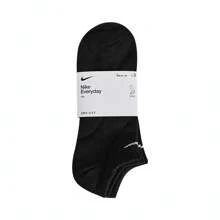 Nike 中性款 NK EVERYDAY LTWT NS 短襪 3雙裝超值組合 SX7678-010 - 黑色 - 查看 2