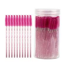 100pcs/Set Disposable Eyelash Brushes With Bucket Roller, Micro Eyelash Mascara Wands, Wholesale For Eyelash Extension Makeup - Multicolor - View 14
