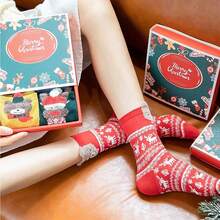 Christmas Socks 4 Pairs With Special Gift Box