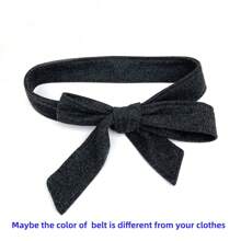 1 chiếc đai lưng bằng sợi polyester màu trơn cho áo khoác ngoài mùa thu, mùa đông, Halloween - Nhiều màu - Xem 11