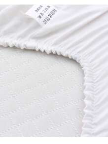 1pc Baby Crib Mattress Cover 120*60cm, Cartoon Print, Breathable & Absorbent, Suitable For All Seasons, Detachable Mattress Pad Love Valentine