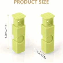 10pcs Superior Bread Bag Clips - HDPE Sealed Clips With Easy Squeeze Lock, Airtight Seal, Space Saving, For Freshness Of Various Bags, Essential Kitchen Accessory