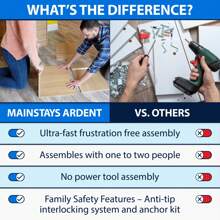 Mainstays Ardent 6 Drawer Dresser, White - Brown - View 8