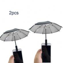 1/2 pièces Clip de parapluie pour téléphone portable pour le soleil, couvre-ombre solaire pour téléphone portable