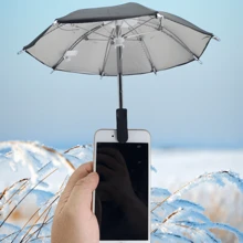 1/2 pièces Clip de parapluie pour téléphone portable pour le soleil, couvre-ombre solaire pour téléphone portable