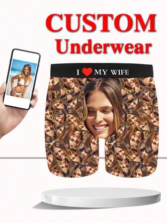 Personalisierte Boxershorts für Herren, Individualisierte Unterwäsche mit Foto, Personalisierte Boxershorts, Individualisierte Boxershorts für Ehemann, Personalisierte Unterwäsche, Individuelle witzige Gesichter Boxershorts, Jahrestag, Valentinstag, Geburtstag, Hochzeit, Geschenk für besten Freund, Geschenk für Freund, Geschenk für Ehemann, Geschenk für ihn, 1 Stück Hund, bezaubernd, reduziert, lustig, kuschelig, individuell, einzigartig, personalisierte Geschenke für Männer, ideale Geschenke für ihn, Freund, Schlafzimmer, für Hochzeiten, für Feiertage, für Jahrestage, für Geburtstage
