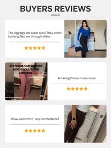 AFZ High Waist Flare Leggings Nude Feel Tummy Control Back Inner Pocket Yoga Pants For Leisure And Sports - Màu xanh lam - Xem 5