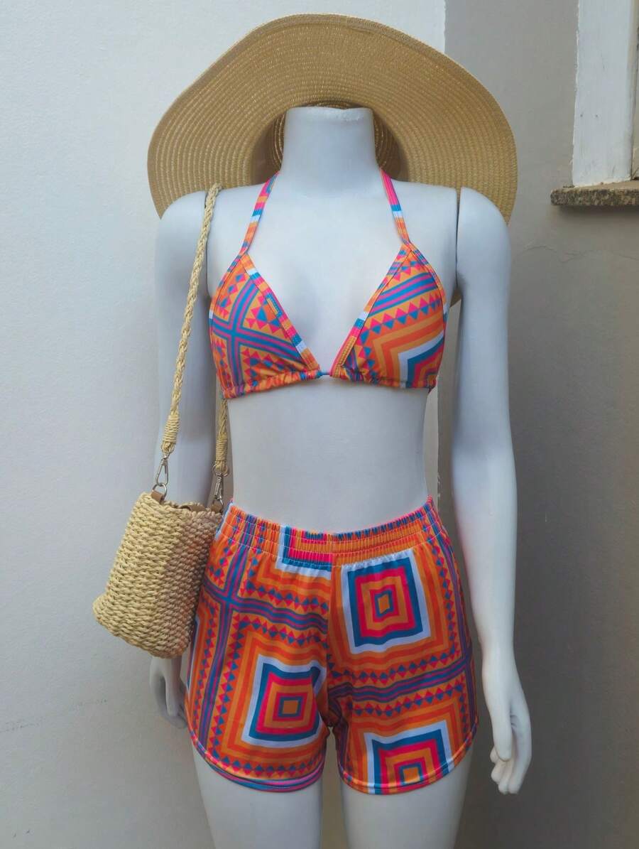 Women Bikini Sets - Yellow - View 1