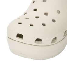 Crocs 男女通用木屐鞋，美人鱼设计，日常休闲 - 骨白色 - 查看 7