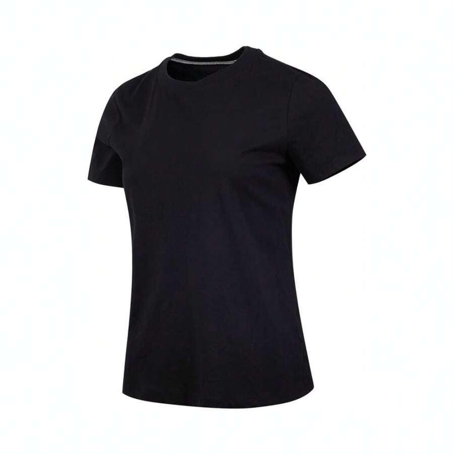 Women's Blank Jordan Crew Neck Short Sleeve T-Shirt, Knit, Style No.CD2610-010 - Black - View 1
