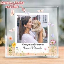 Owner And Pet Custom Acrylic, Personalized Keepsake Acrylic Block For Dogs, Dog Death Gifts, Dog Condolence Gift, Pet Loss Sympathy Gifts - Multicolor - View 7
