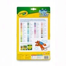 Crayola Colored Markers, Assorted Colors - 50 Count Washable Coloring Book Marker Set, Thin Tip, Creative & Craft Supplies, Perfect For Christmas Gifts
