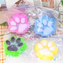 5 Pezzi di Giocattoli Appiccicosi a Forma di Zampa di Gatto, Giocattoli da Schiacciare a Forma di Zampa di Gatto, Palline di Pelo Appiccicose a Forma di Zampa di Gatto, Giocattoli Antistress Appiccicosi a Forma di Zampa di Gatto, Articoli Divertenti, Adatti per Adulti, Colori Casuali - Multicolore - Visualizzare 7