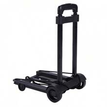 Carro de equipaje plegable, carrito ligero con ruedas, carrito de compras con ruedas, carrito de la compra, carrito de carga