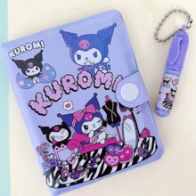 1/2/4 peças cadernos de desenho animado fofos, mini blocos de notas com caneta esferográfica, diário portátil para meninas