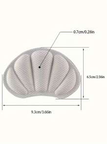 QKC 2 Pairs - Memory Foam Heel Pads, For Adjusting Size, Anti-Slip And Anti-Blister For Women Men Sneakers Shoes Men Trainers Running Shoes Summer