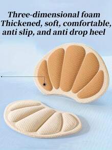 QKC 2 Pairs - Memory Foam Heel Pads, For Adjusting Size, Anti-Slip And Anti-Blister For Women Men Sneakers Shoes Men Trainers Running Shoes Summer