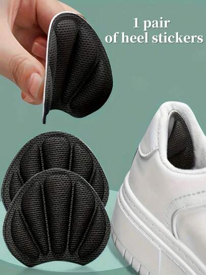 QKC 2 Pairs - Memory Foam Heel Pads, For Adjusting Size, Anti-Slip And Anti-Blister For Women Men Sneakers Shoes Men Trainers Running Shoes Summer, Accessories Gift Ideas