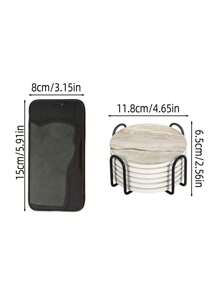 一套陶瓷杯垫、餐垫、隔热垫、寿司盘，适用于餐厅、厨房等家居装饰，也适合婚礼、派对、送礼、生日、周年纪念、午餐盒、便当盒、返校季等场合。 - 彩色 - 查看 3