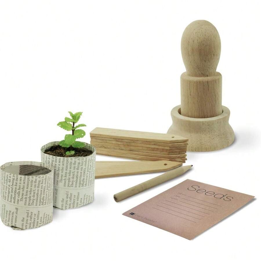 Paper Pot Maker & Accessories Gift Set - Great Gardeners Gift - 1 - View 1