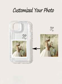 可定制防摔加厚保护手机壳，兼容 iPhone 11、13、15、16 Pro Max，可定制文字和短语 - 彩色 - 查看 1