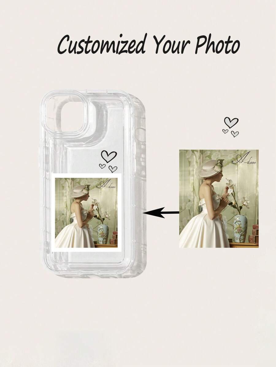 可定制防摔加厚保护手机壳，兼容 iPhone 11、13、15、16 Pro Max，可定制文字和短语 - 彩色 - 查看 1