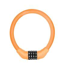 1pc Bicycle Lock, Mountain Bike/Road Bike Security Password Circled Steel Cable Lock, Portable Mini Hoop Lock - Multicolor - View 13