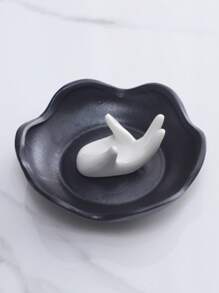 Queimador de Incenso Cerâmico Palo Santo Peruano, Suporte de Mão Cerâmico Pequeno para Decoração Residencial e Hoteleira - Multicolorido - Visão 13