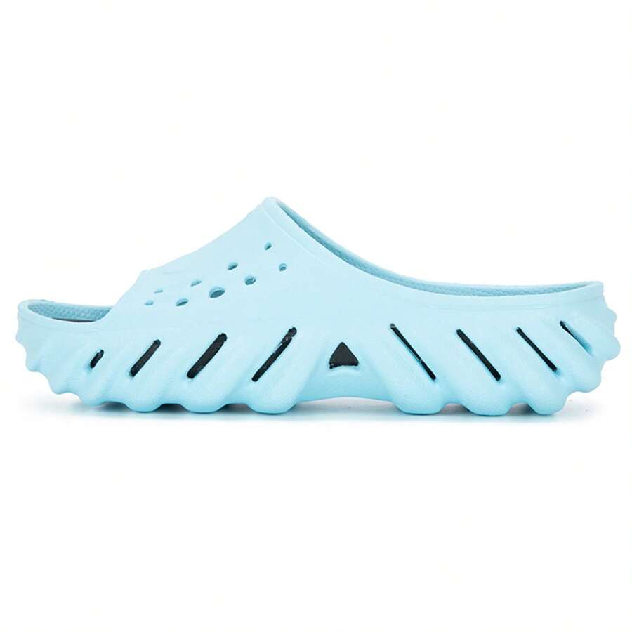 Crocs Zapatillas deportivas con suela gruesa y de moda, pantuflas unisex - azul ártico - Ver 1