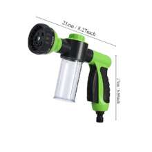 宠物狗淋浴喷雾器可调节高压喷雾器喷嘴软管狗淋浴枪洗花园动物马车清洁工具 - 水槍 - 查看 2