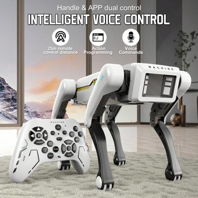 Music& Dance Robot Dog , Programmable Interactive & Smart  Robots, Remote, APP Control, Voice Commands, Electronic Pets  Robotic Dogs