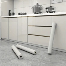 1 Roll Of Black And Gray Self-Adhesive Kitchen Stickers, Waterproof And Oil-Proof Self-Adhesive Wall Stickers, Stove Countertops, Ceramic Tiles, Cabinets, Desktop Decoration Wallpaper, Marble Film Wallpaper For Bathroom Wash Basins, Marble Wall Stickers, Home Decoration Wallpaper,Renovation Stickers Peel Wall Panels,Wall Paper, Wallpapers,Spring Decoration Items Refesh Your Home,Rama Decoration Stickers Gifts Birthday Graduation