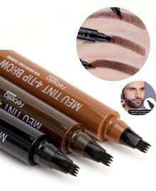 Caneta Sobrancelha e Barba À Prova D 'água fio a fio Microblanding Festa Junina