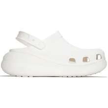 1 par de zuecos perforados unisex, sandalias de playa/resort, cómodas para la oficina y el hogar, zuecos clásicos con diseño abultado 207521-100, se sugiere pedir una talla menos - Blanco - Ver 7
